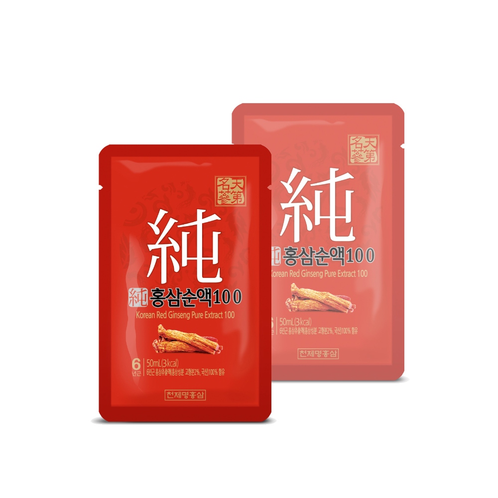 순홍삼순액100 (50ml * 60포) + 쇼핑백
